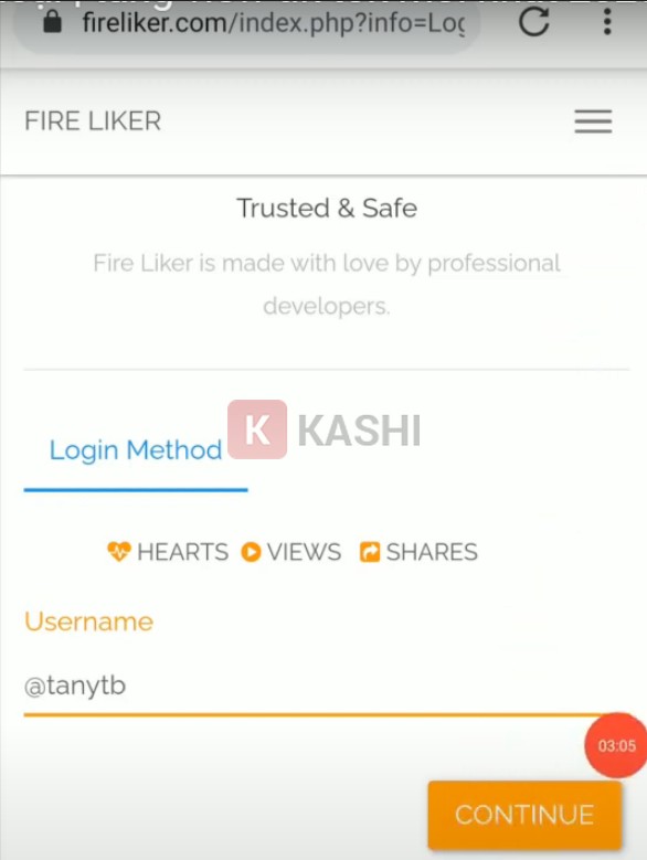 Đăng nhập fireliker