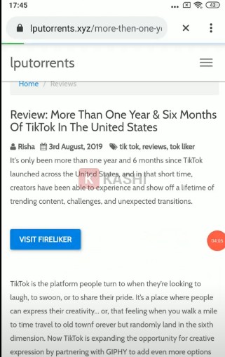 Truy cập fireliker