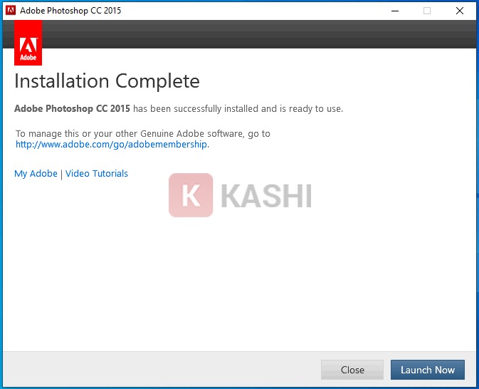 Cài đặt thành công