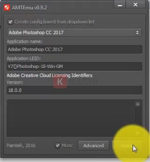 Chọn Photoshop CC 2017