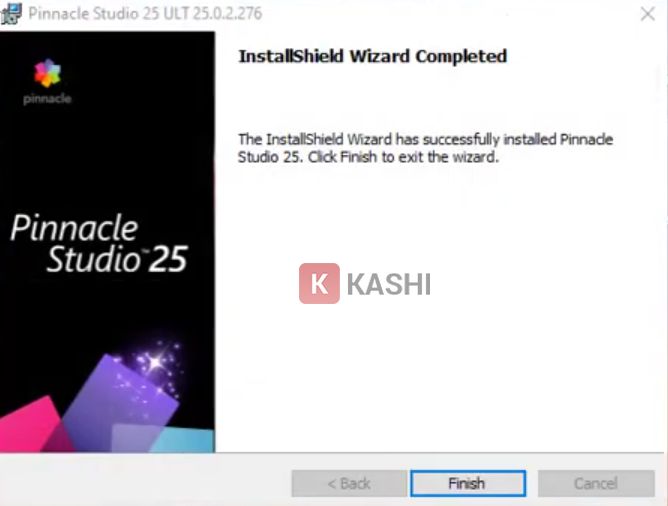 Cài đặt Pinnacle Studio Ultimate 25 thành công