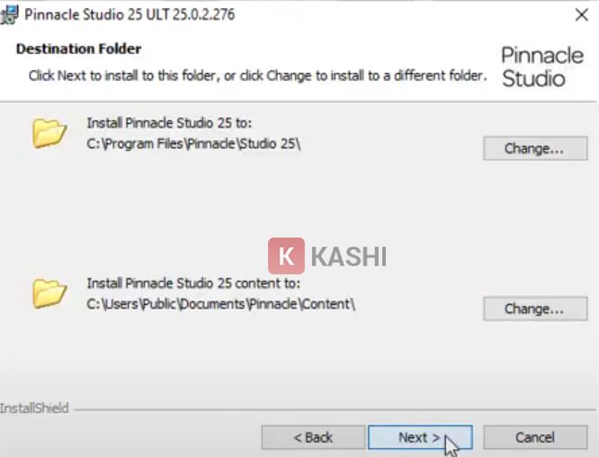 Tiếp tục nhấn "Next"