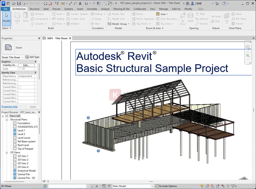Giao diện Revit 2023