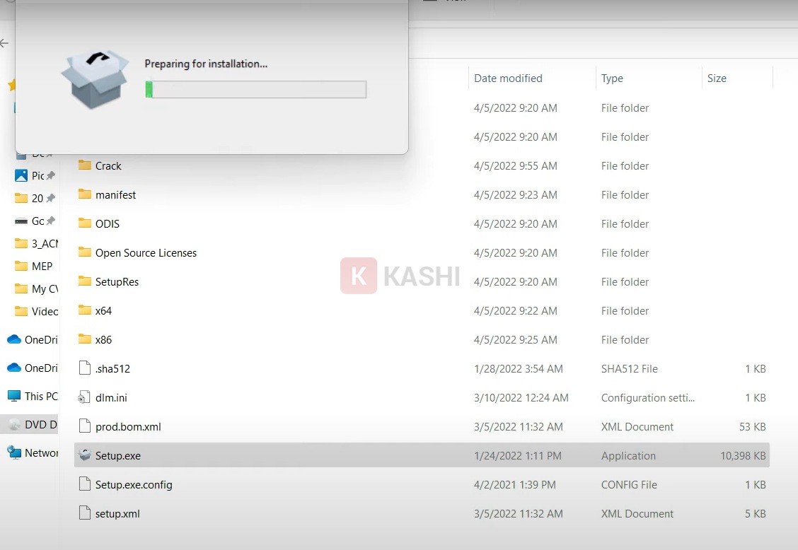 Chạy file "Setup.exe"