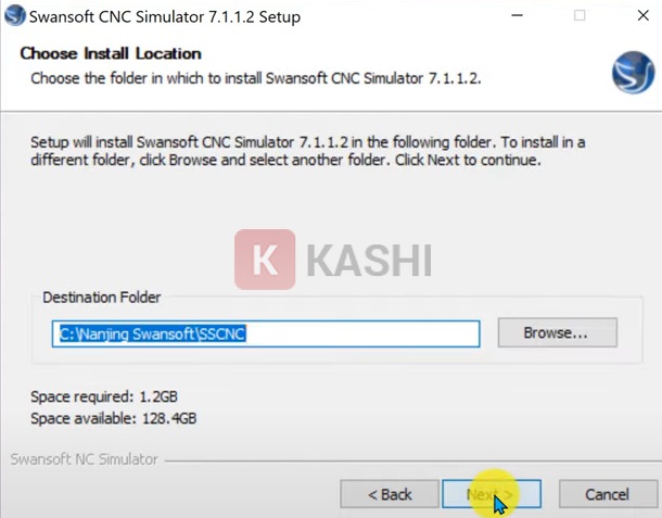 Chọn ổ đĩa cài đặt