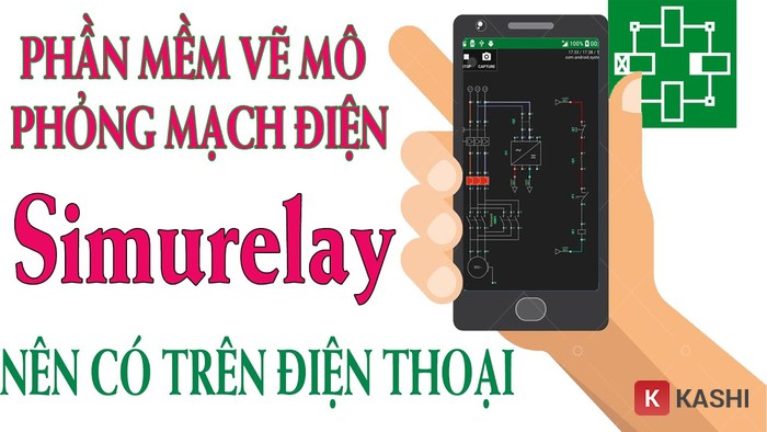 Simurelay phần mềm vẽ mạch điện trên điện thoại