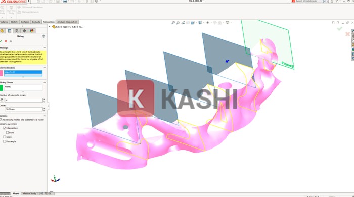 Topology Study và Slicing mesh