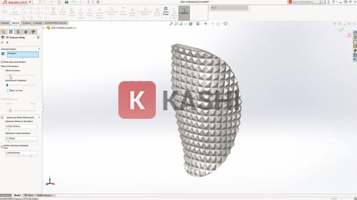 Tính năng 3D Texturize Body