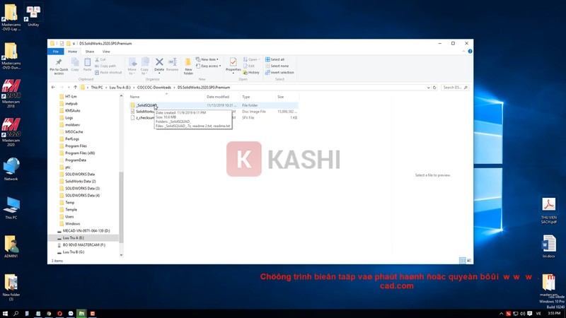 Giải nén file SolidSQUAD