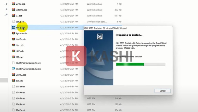 Chạy file Setup.exe