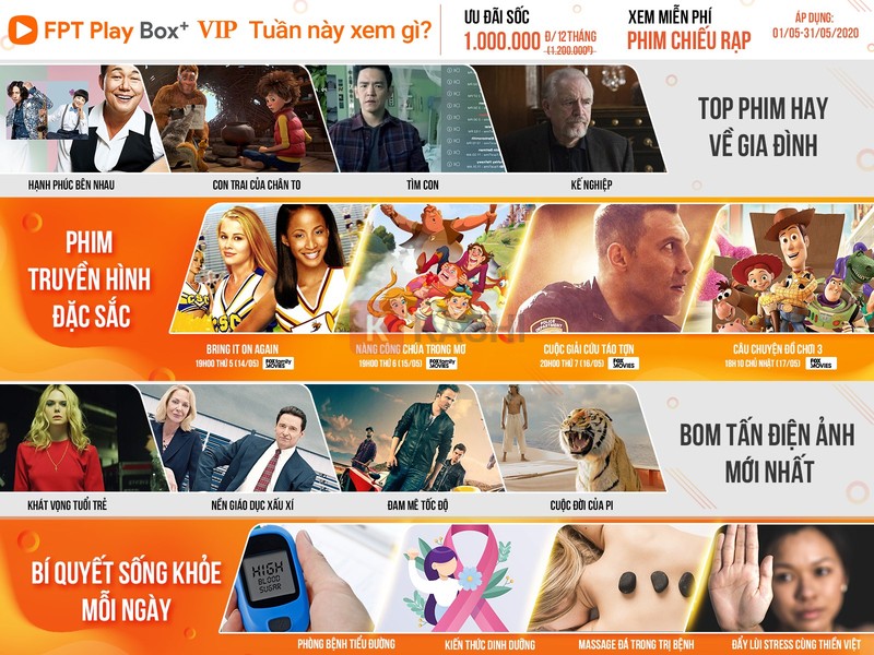 FPT Play trên nhiều thiết bị