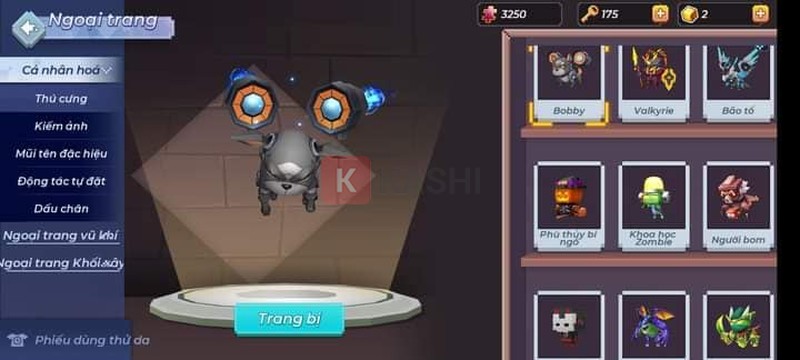 Ảnh minh họa mua sắm trong Blockman Go