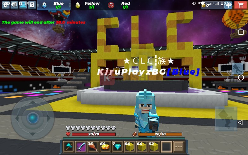 Ảnh minh họa giao diện đăng nhập Blockman Go