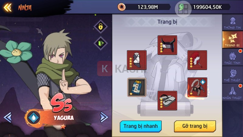 Nhân vật trong Huyền Thoại Nhẫn Giả