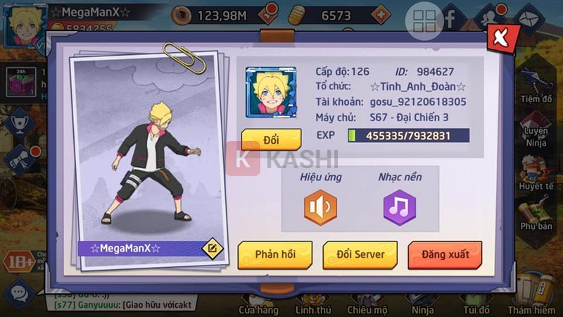 Vật phẩm trong Huyền Thoại Nhẫn Giả