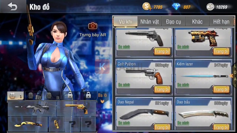 Lựa chọn shop và acc chất lượng