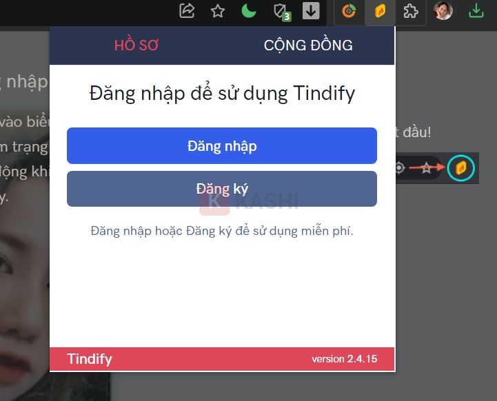 Đăng ký Tindify