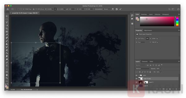 Tính năng căn chỉnh Layer