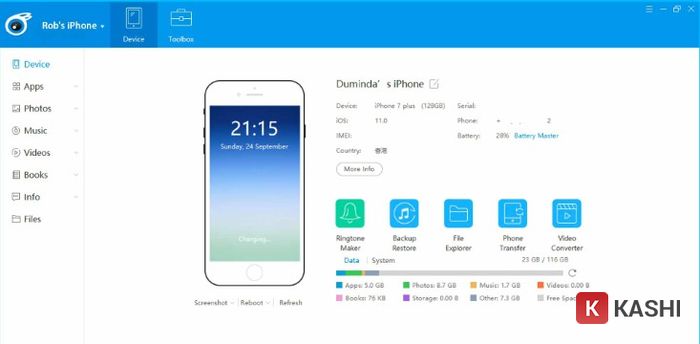 Giao diện iTools 4
