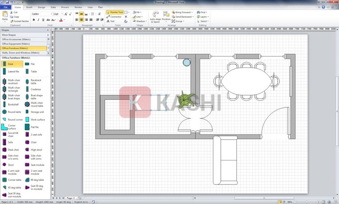 Thư viện mô hình Visio 2010