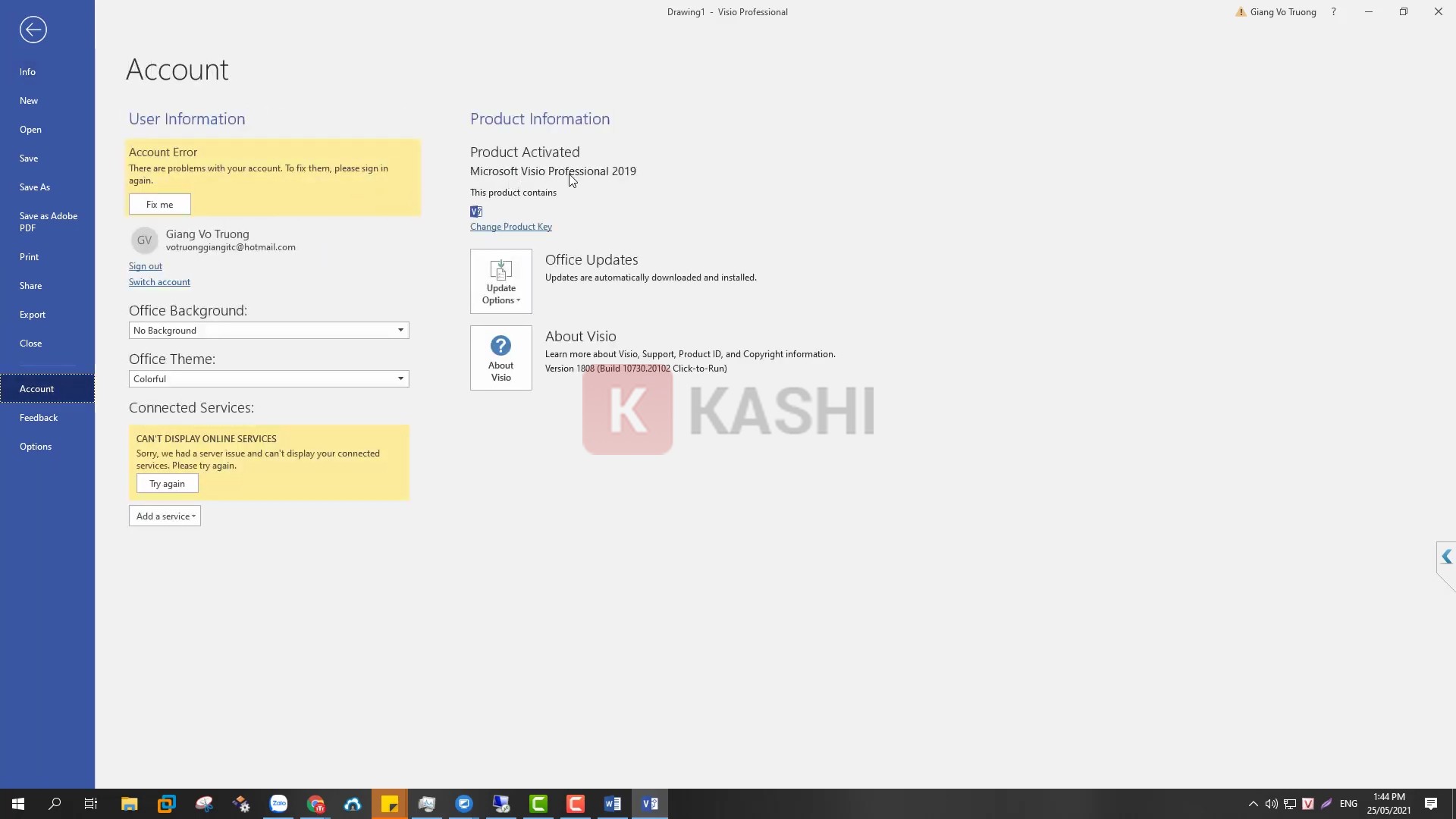 Kiểm tra kích hoạt