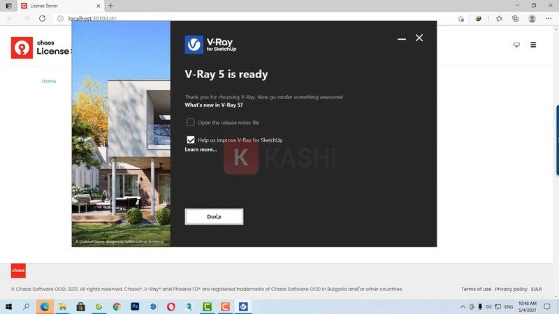 Hoàn tất cài đặt
