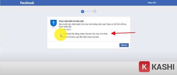 Bước 1: Chọn "Phê duyệt lần đăng nhập của bạn trên máy tính khác"