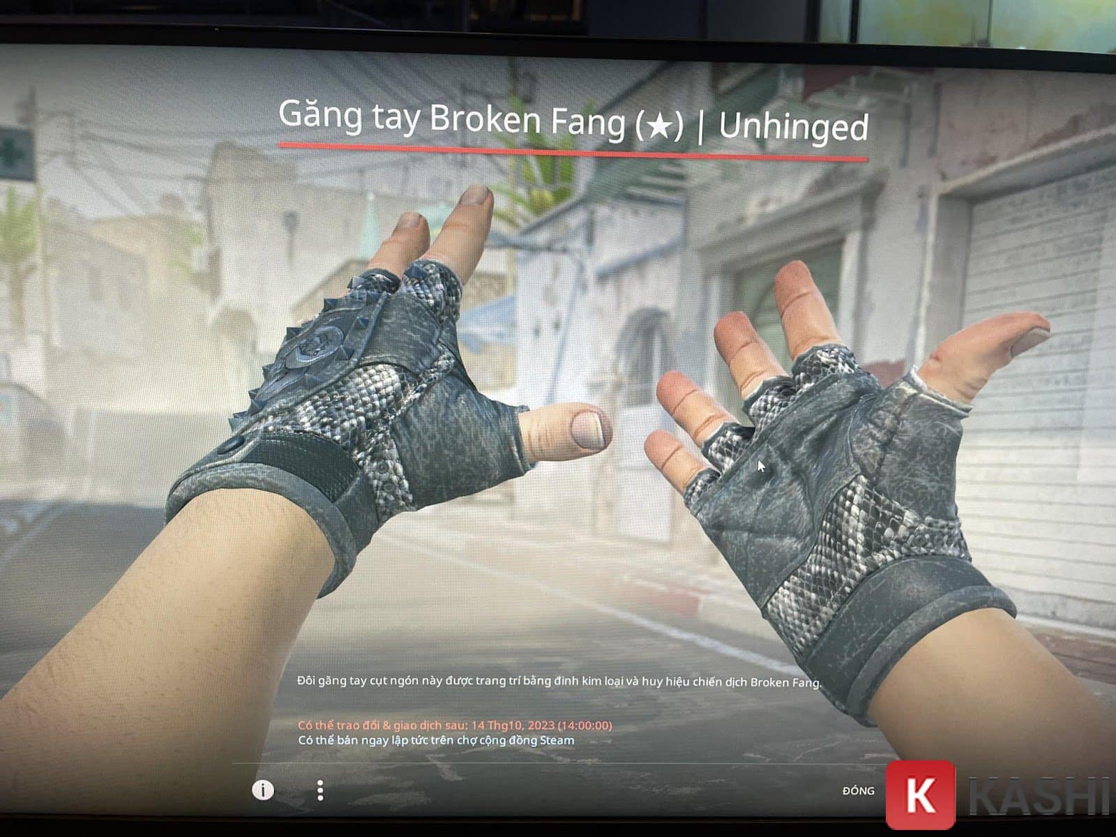 Mẫu găng tay hiếm Broken Fang - hình ảnh thực tế tài khoản prime vip