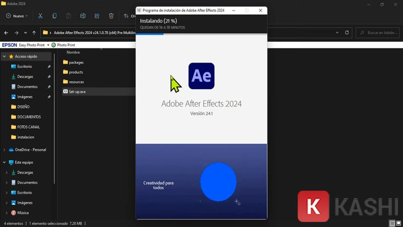 Ảnh minh họa quá trình cài đặt
