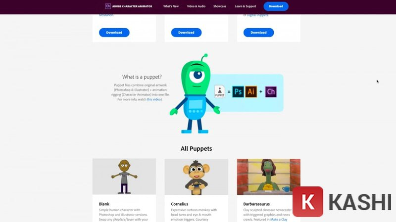Mô phỏng chuyển động nhân vật trong Adobe Character Animator 2024