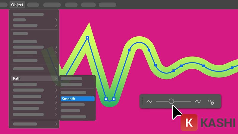 Làm mịn path bằng Smooth