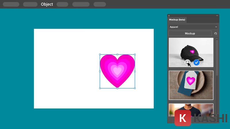 Tính năng Mockup trên Illustrator 2024