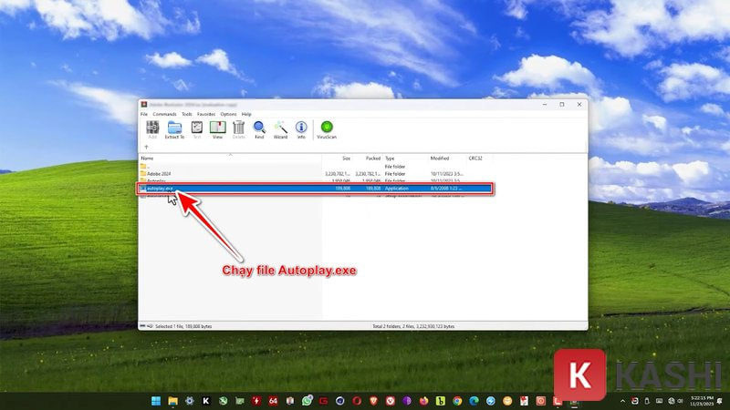 Chạy file autoplay