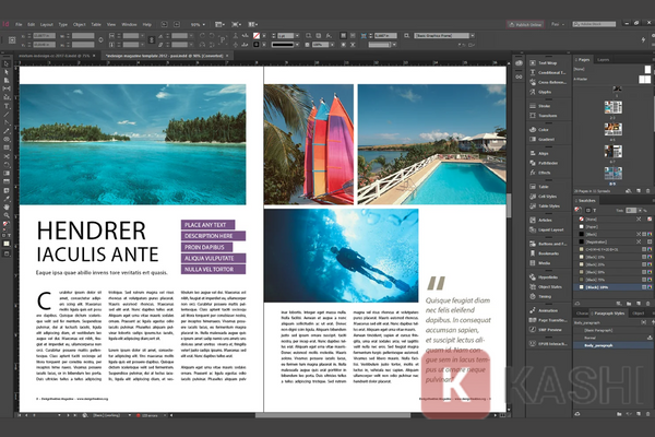 Các tính năng của InDesign CC 2020