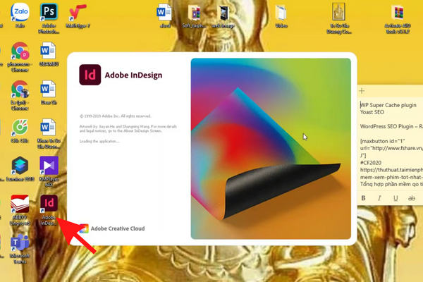 Giao diện InDesign CC 2020