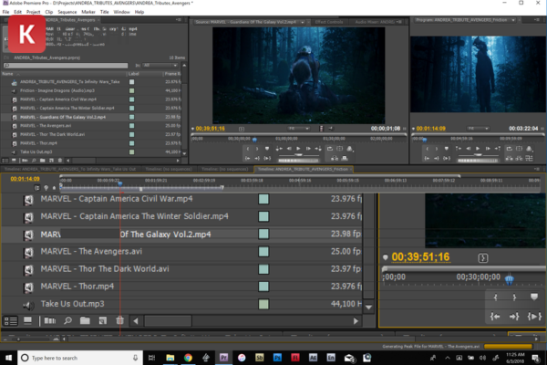 Các tính năng của Adobe Premiere CS4