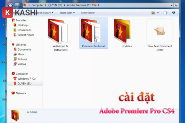 Chạy file cài đặt