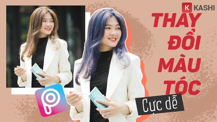 Ứng dụng đổi màu tóc