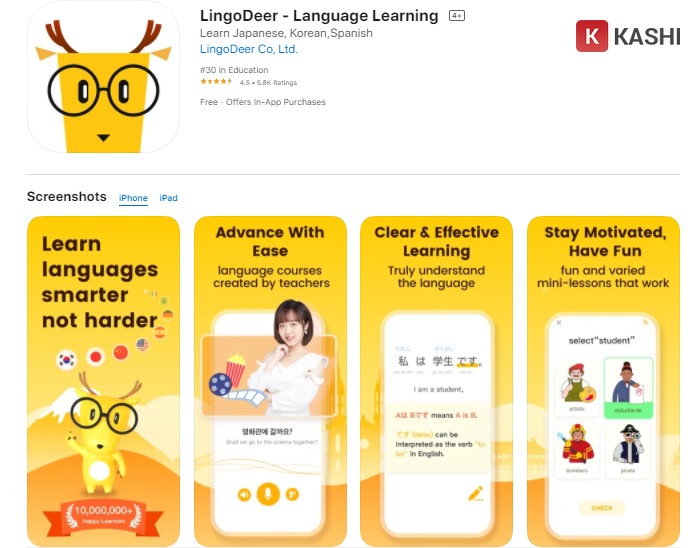 Ứng dụng LingoDeer