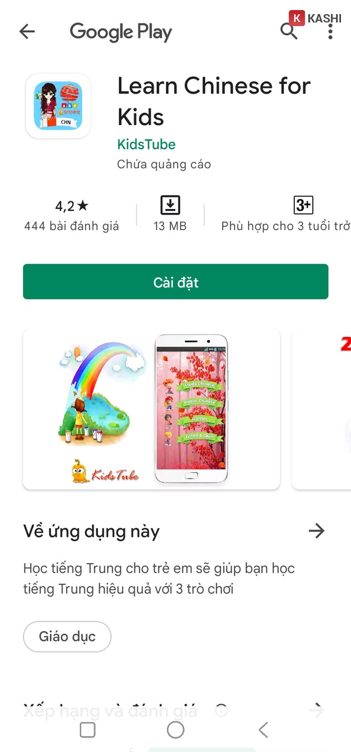 Ứng dụng Learn Chinese for Kids