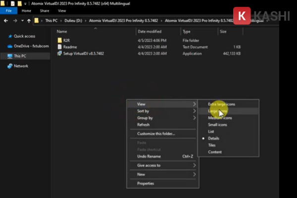 Chuyển chế độ hiển thị