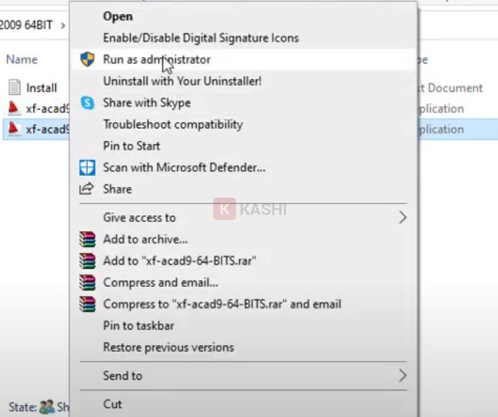 Chạy file với quyền admin.