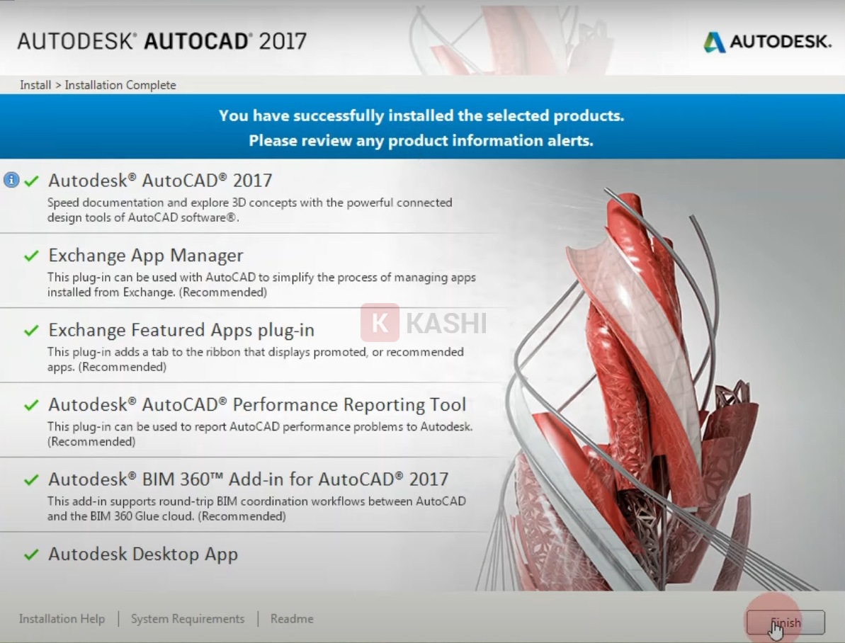 Hoàn tất cài đặt