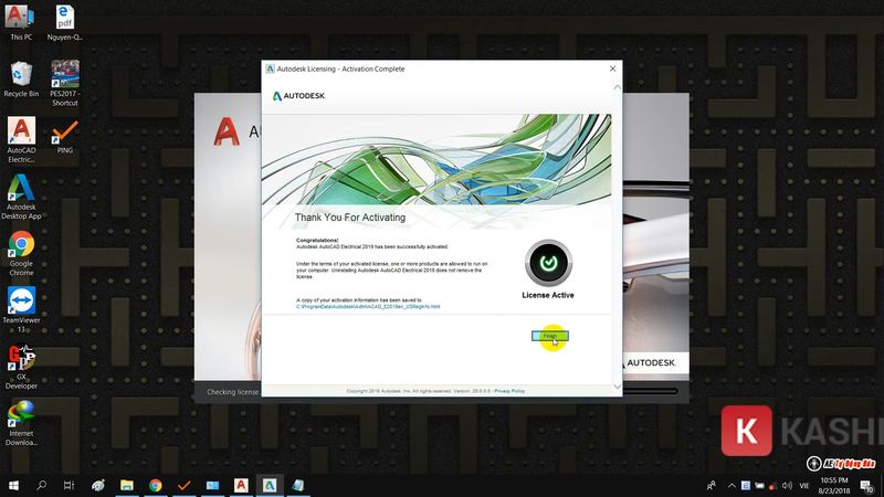 Hoàn tất kích hoạt