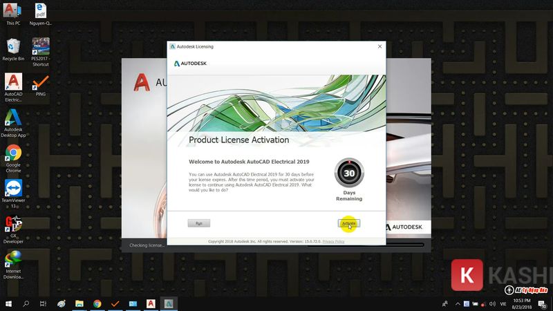 Kích hoạt phần mềm