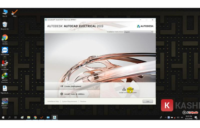 Các bước cài đặt AutoCAD Electrical 2019