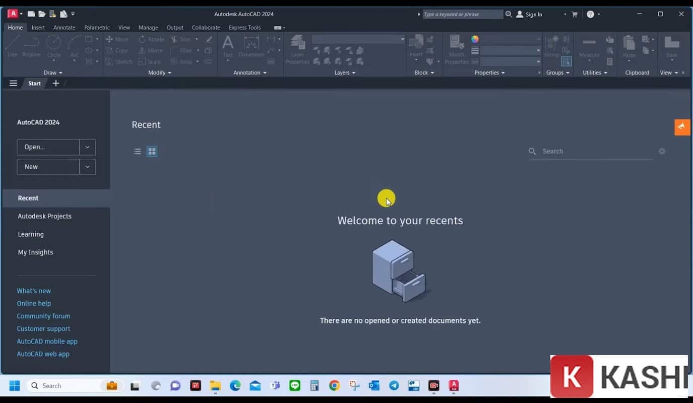 Giao diện AutoCAD Electrical 2024