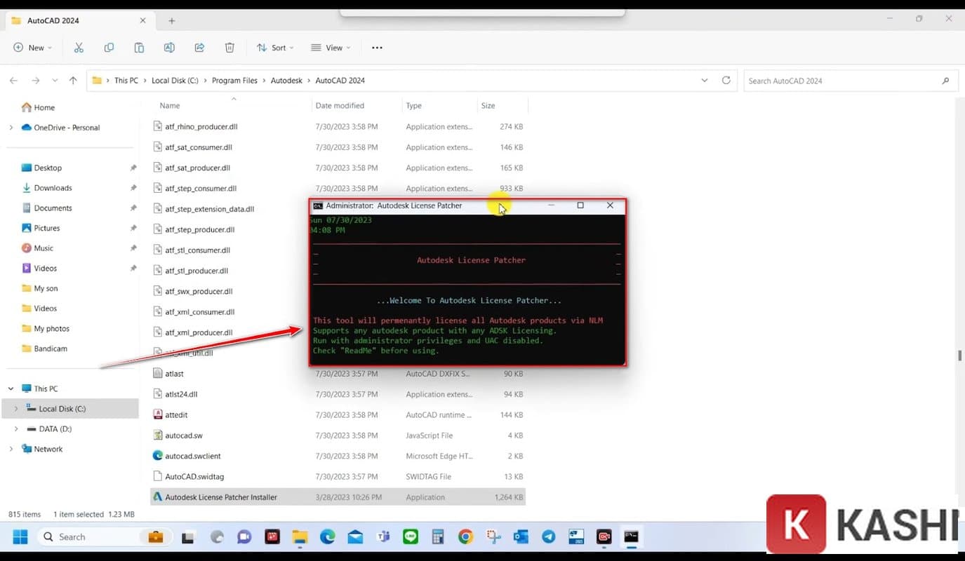 Giao diện License Patcher