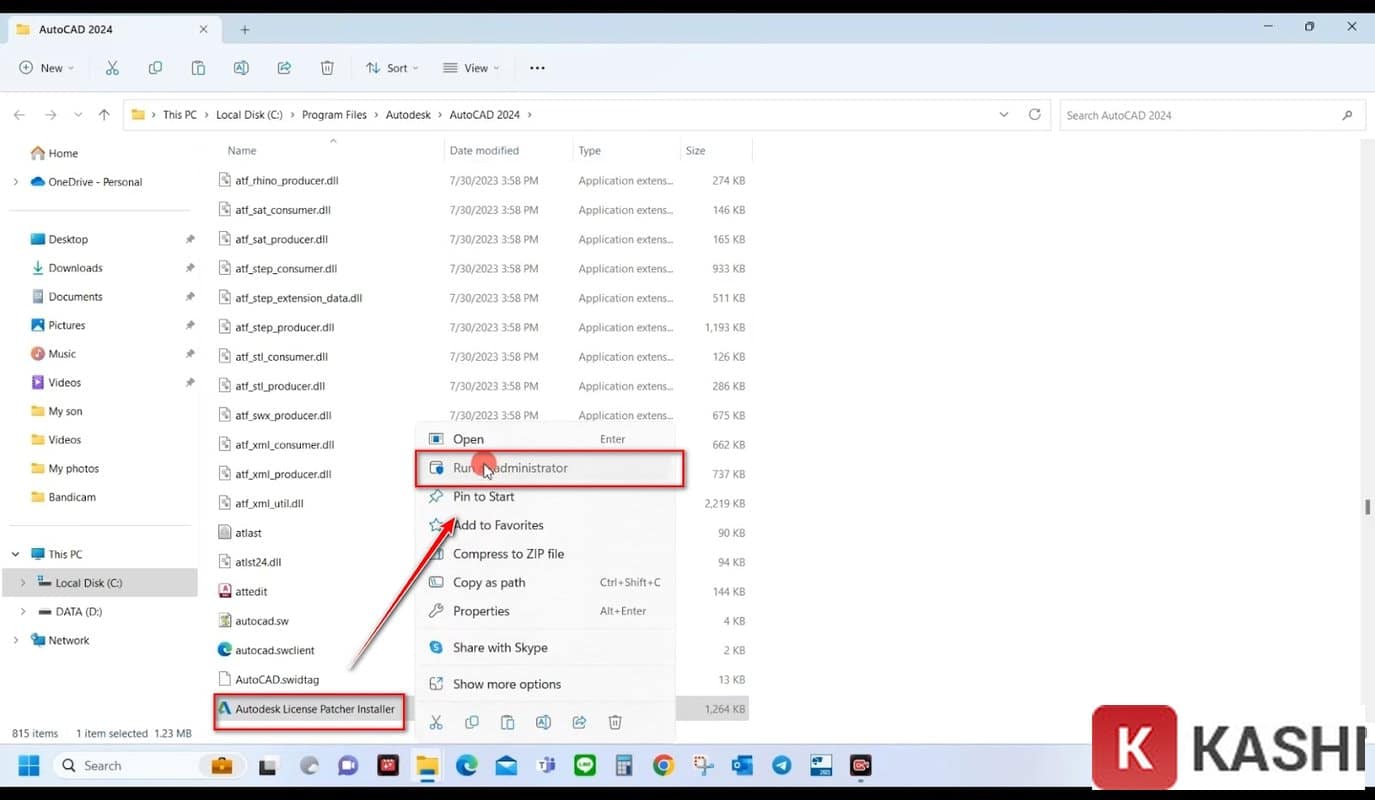 Chạy License Patcher