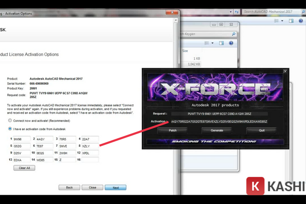 Copy Activation code